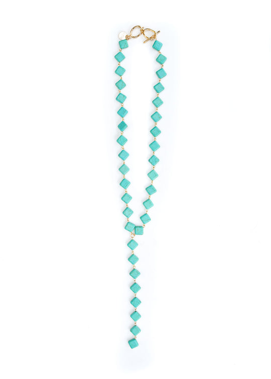 West & Co - Turquoise & Gold Clare Necklace
