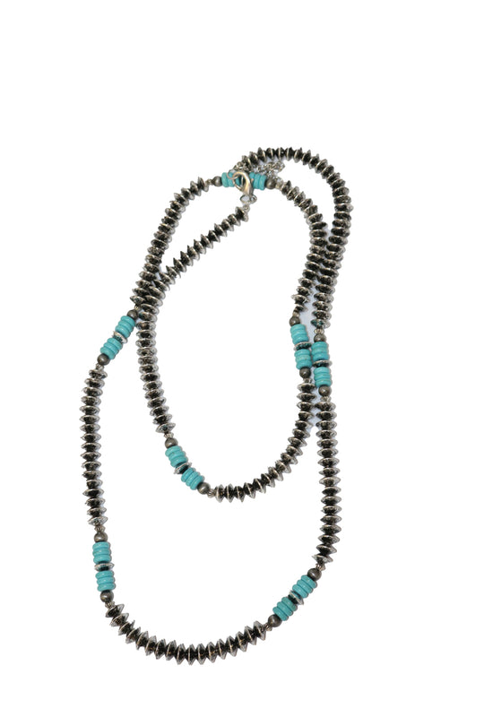 West & Co - Turquoise Beaded Necklace