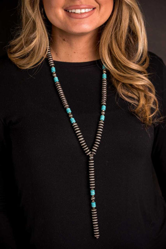 West & Co - Paisley Turquoise Necklace