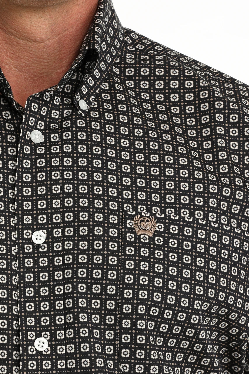 Cinch - Men’s Deep Navy Geo Arena Shirt