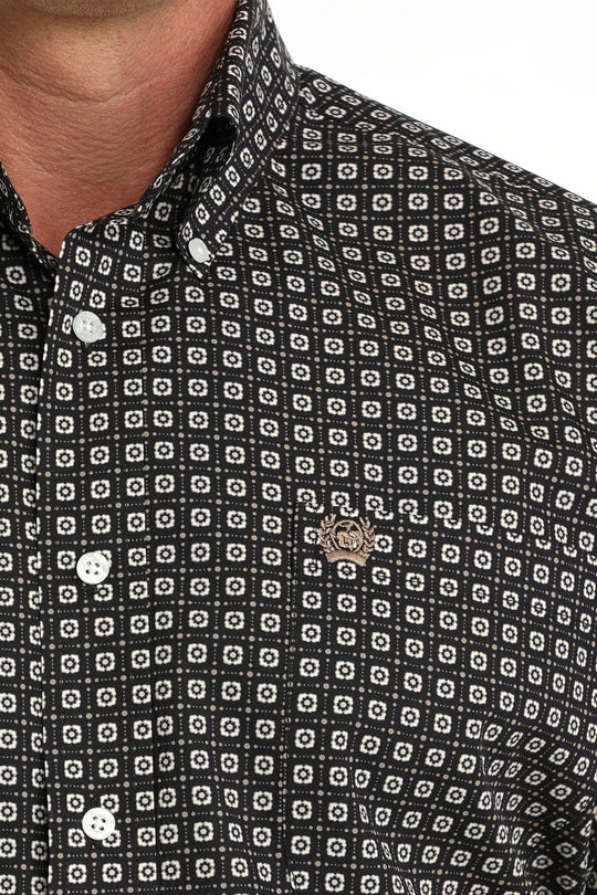 Cinch - Men’s Deep Navy Geo Arena Shirt
