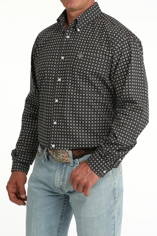 Cinch - Men’s Deep Navy Geo Arena Shirt