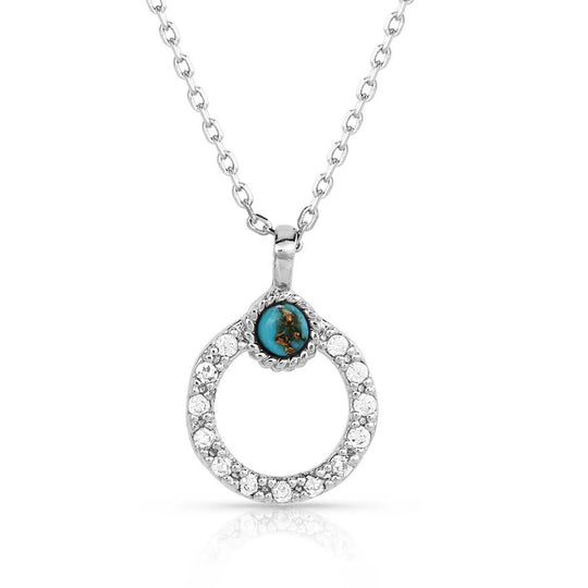 Montana Silversmith - Turquoise Tranquility Crystal Necklace