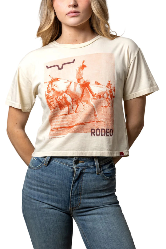 Kimes Ranch - Womens Not Our First Ivory Cropped Tee