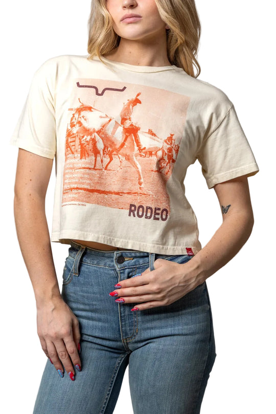 Kimes Ranch - Womens Not Our First Ivory Cropped Tee