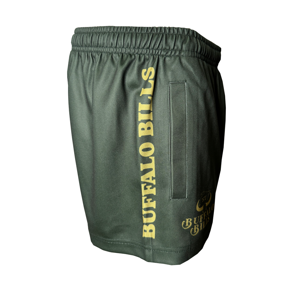 BBWS - Mens Olive Footy Shorts