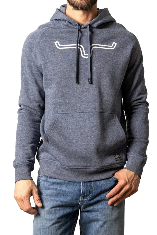 Kimes Ranch - Men's Outlier Hoodie Blue Heather