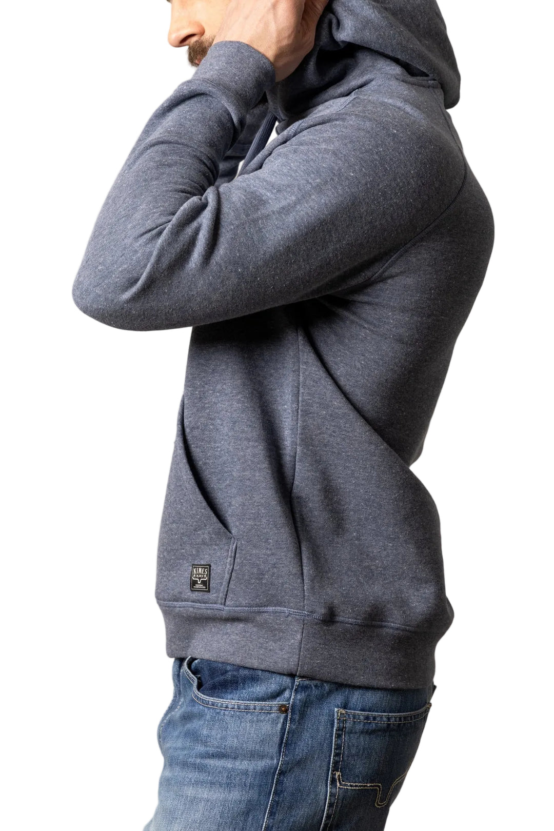Kimes Ranch - Men's Outlier Hoodie Blue Heather