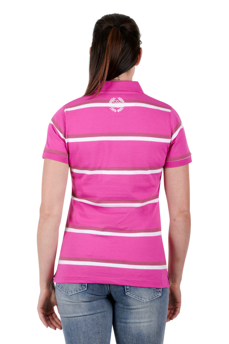 Pure Western - Womens Emerie Polo Pink