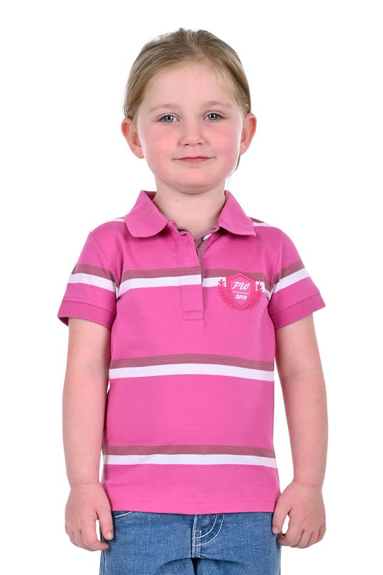 Pure Western - Girls Emerie Pink Polo