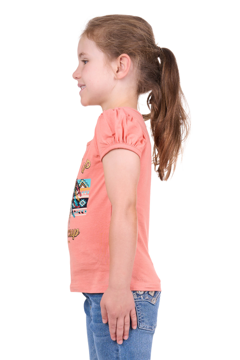 Pure Western - Girls Coral Candice Tee