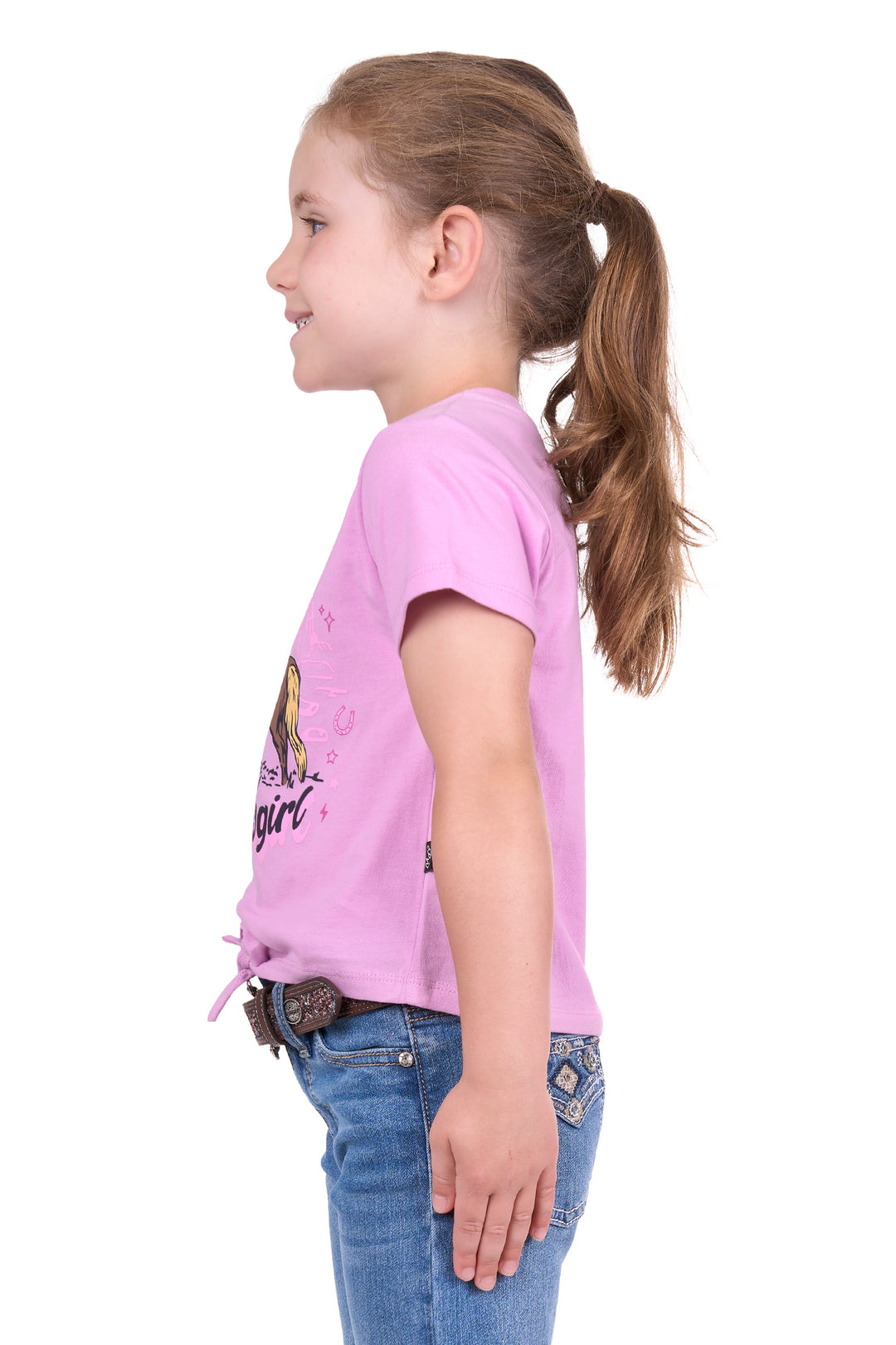 Pure Western - Girls Pink Mimi Tee