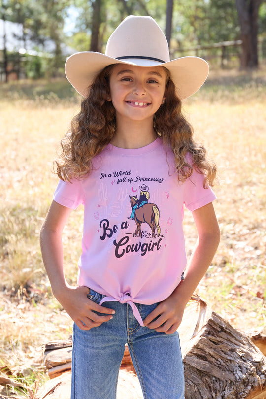 Pure Western - Girls Pink Mimi Tee