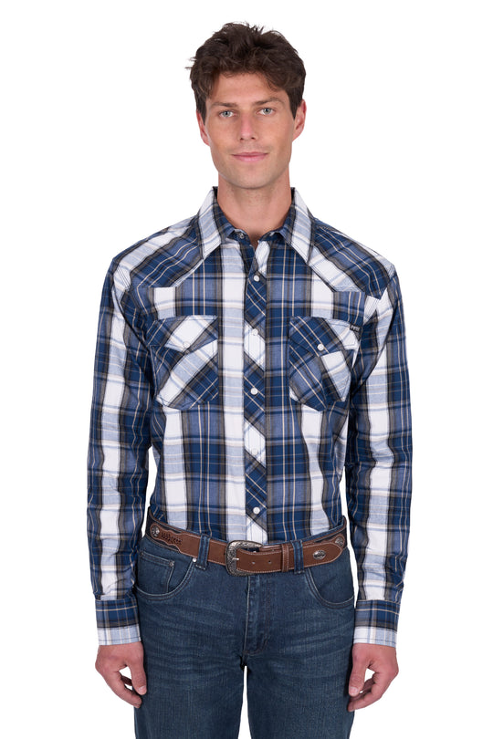Pure Western - Mens Nicholas Check Shirt