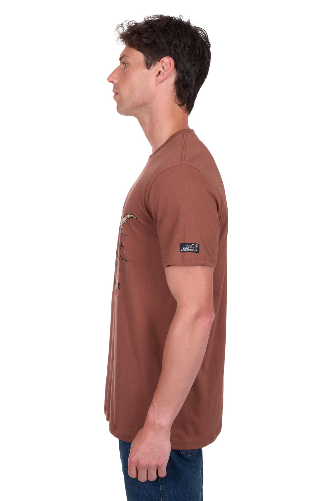Pure Western - Mens Rust Frank Tee