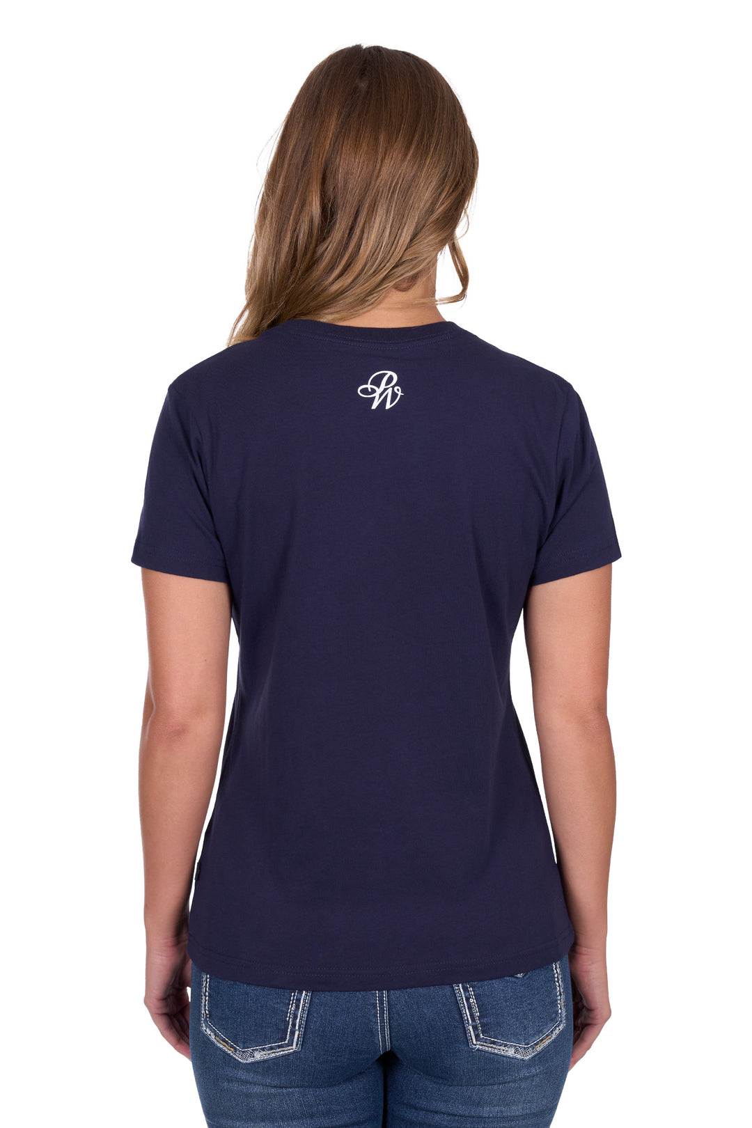 Pure Western - Womens Sherry Navy Tee