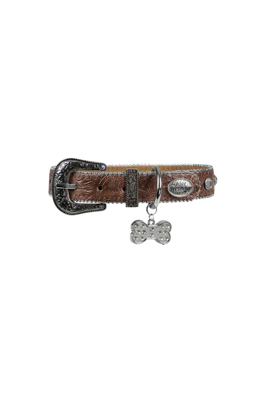 Pure Western - Tilly Brown Dog Collar