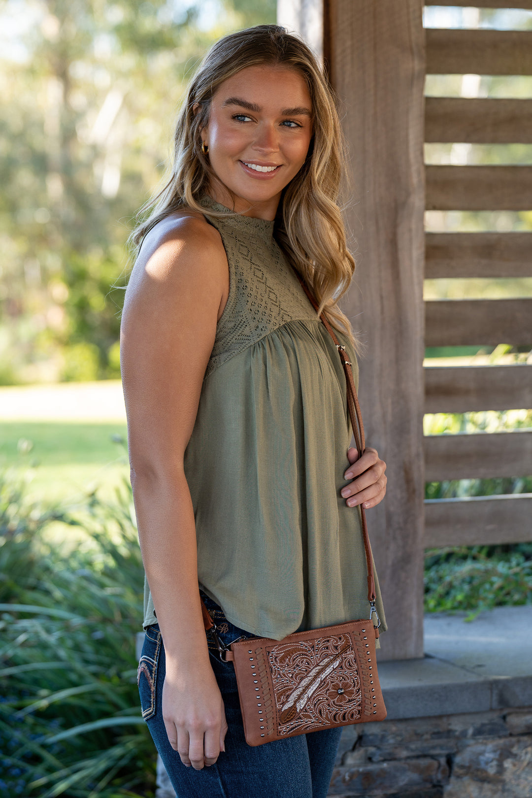 Pure Western - Feather Drew Bag