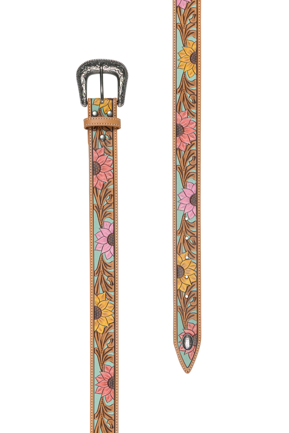 Pure Western - Floral Tooled Carleen Beltj