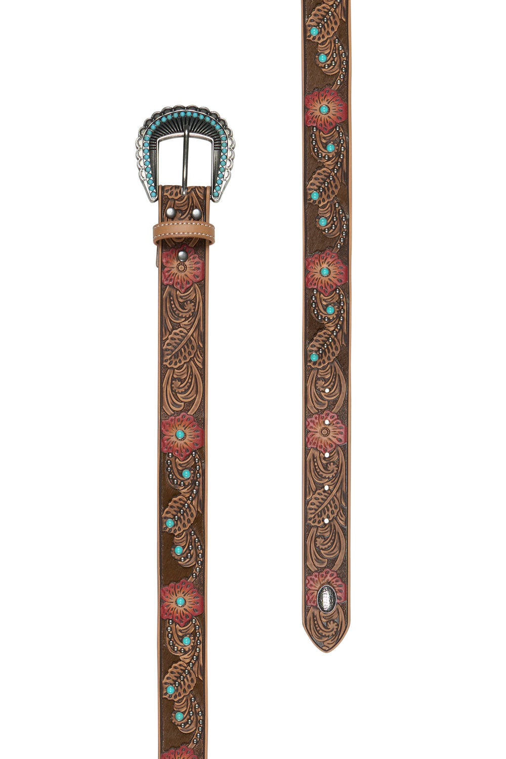 Pure Western - Charlene Fig Leaf Belt