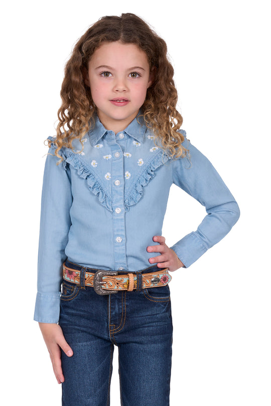 Pure Western - Girls Pheobe Arena Shirt