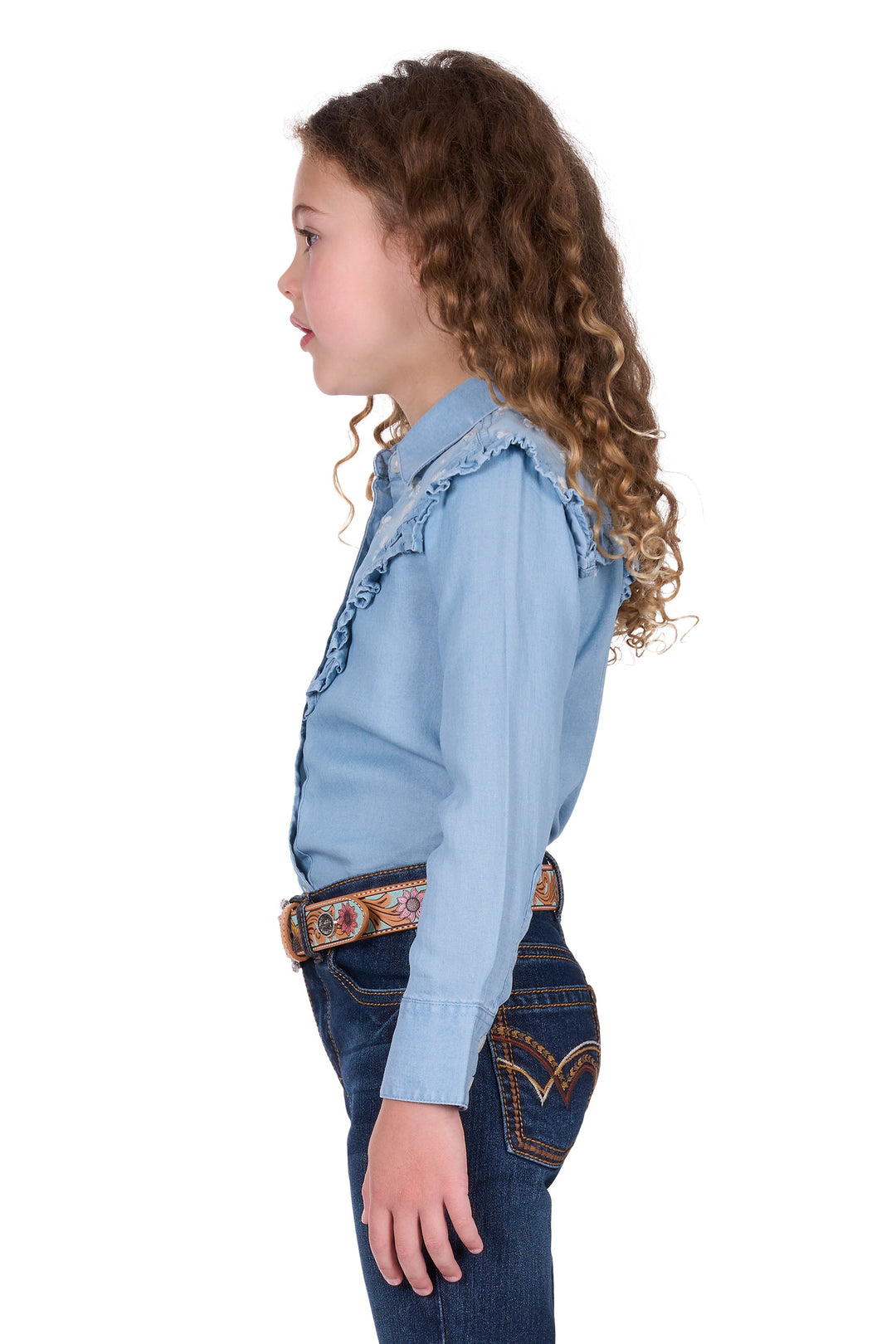 Pure Western - Girls Pheobe Arena Shirt