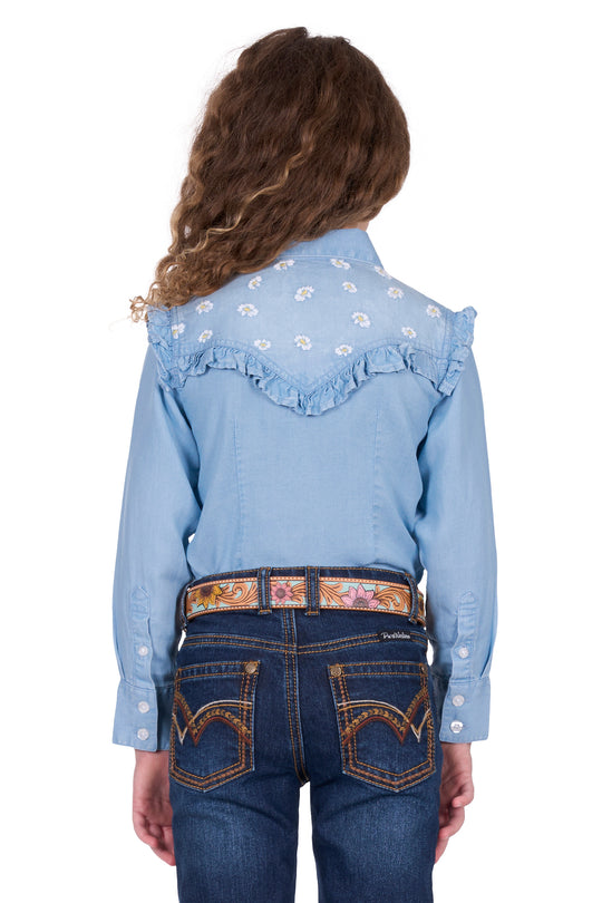 Pure Western - Girls Pheobe Arena Shirt
