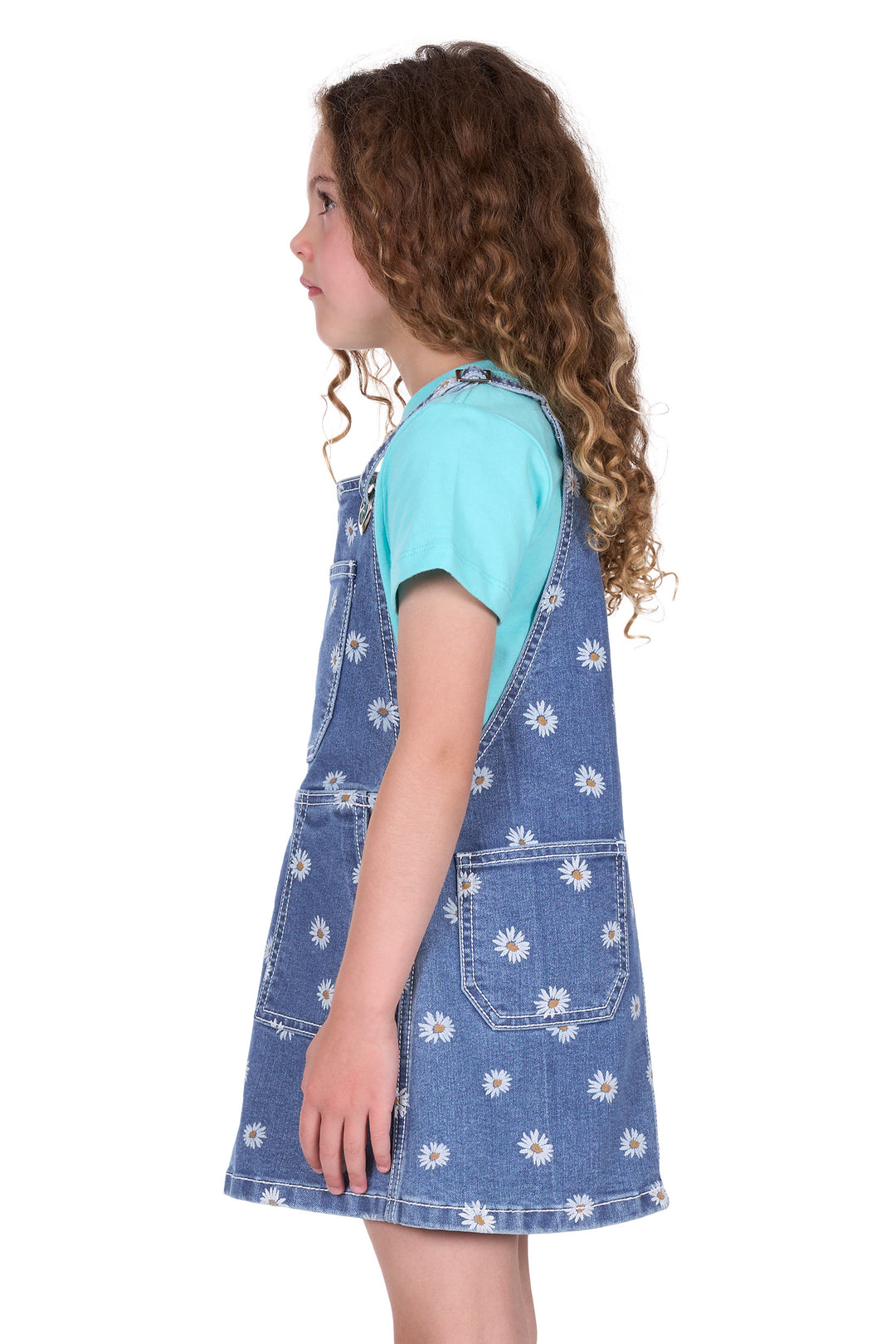 Pure Western - Girls Addison Pinafore Overalls