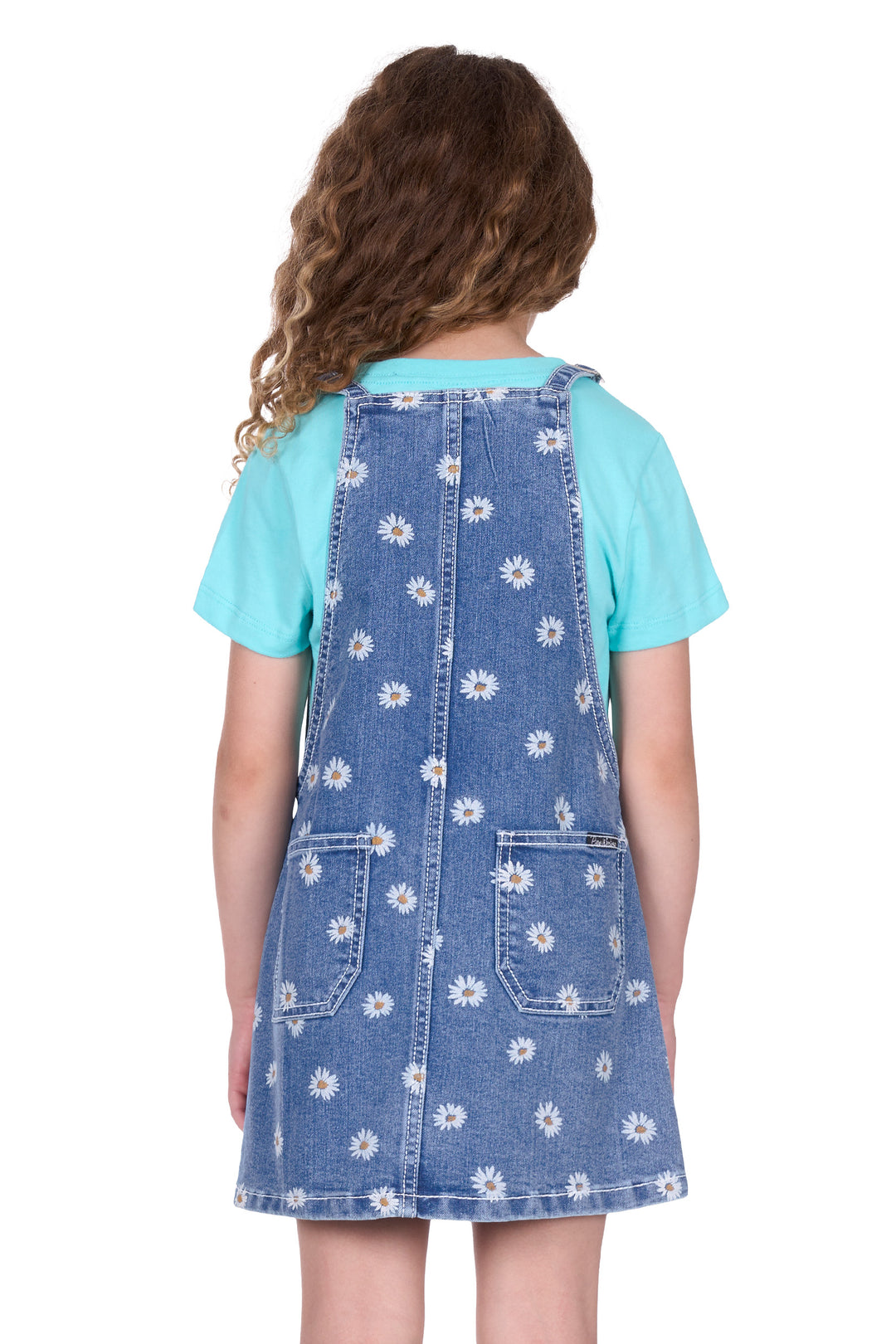 Pure Western - Girls Addison Pinafore Overalls