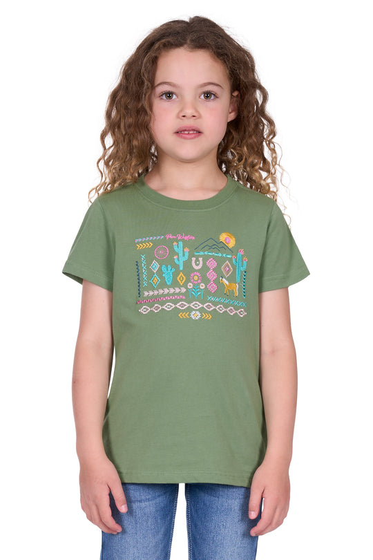 Pure Western - Girls Candice Moss Tee