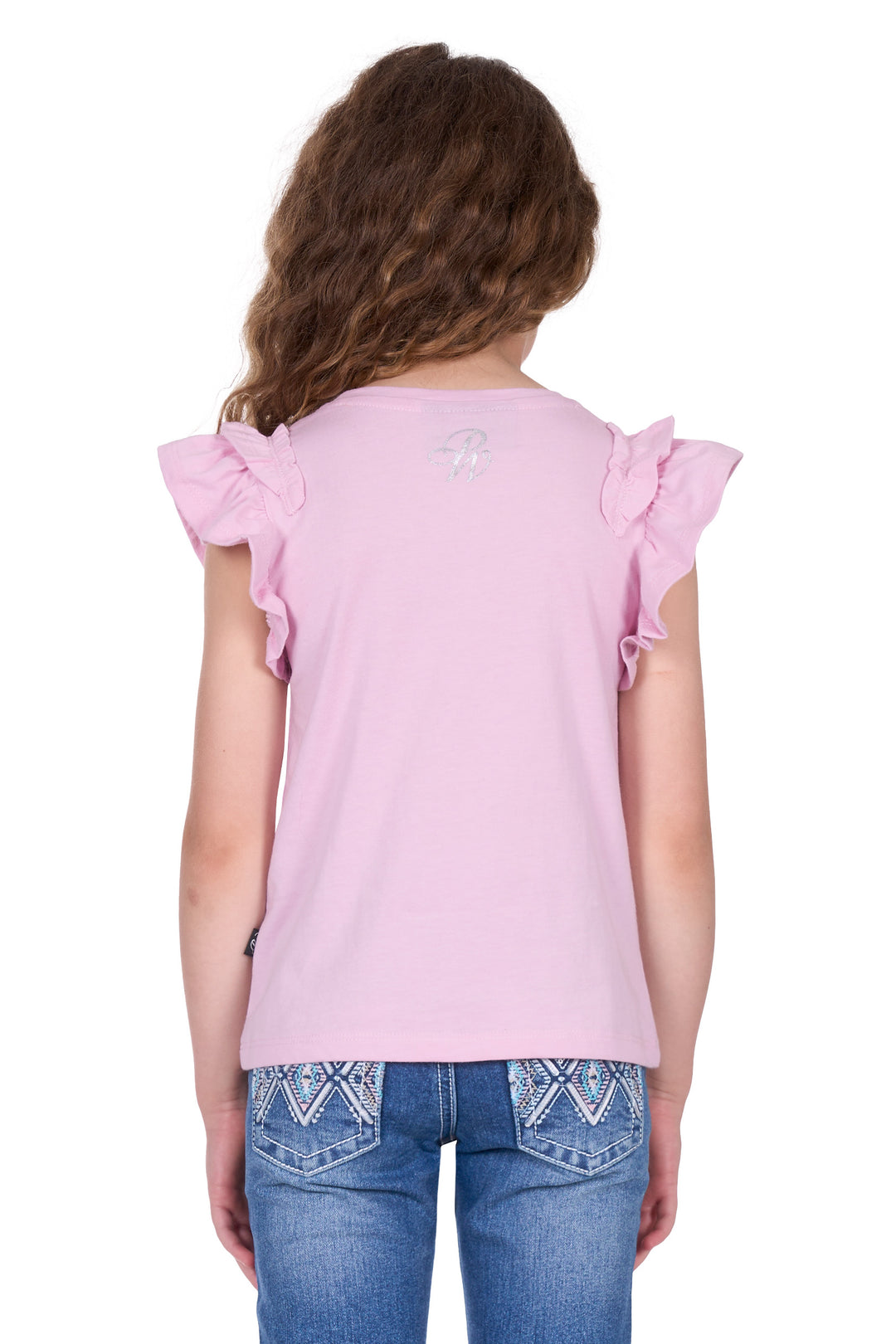Pure Western - Girls Pink Pietta Tee