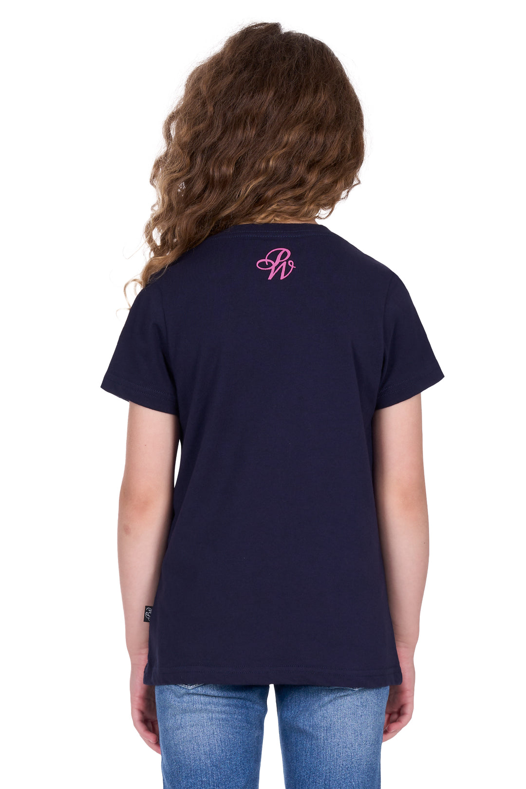 Pure Western - Girls Navy Ashlyn Tee