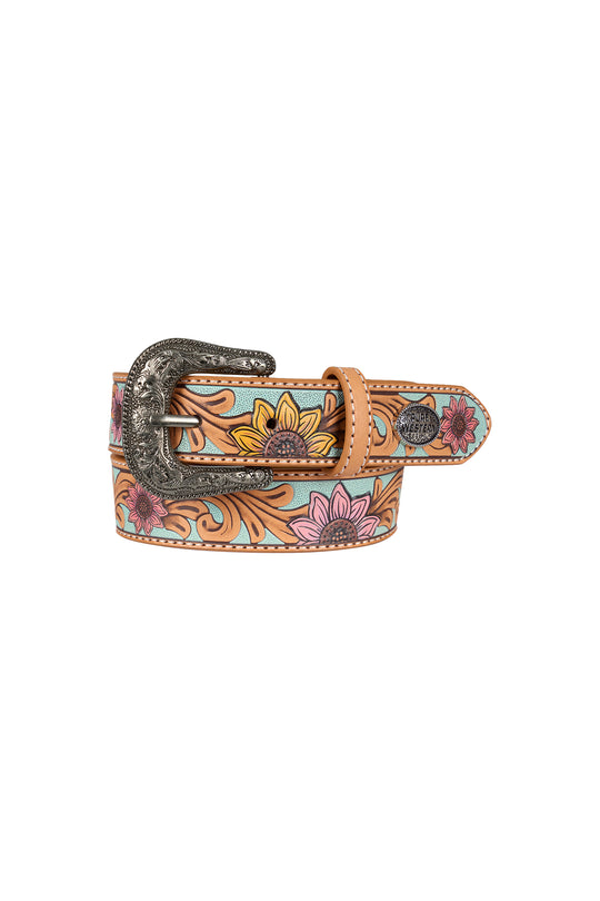 Pure Western - Kids Carleen Floral Belt