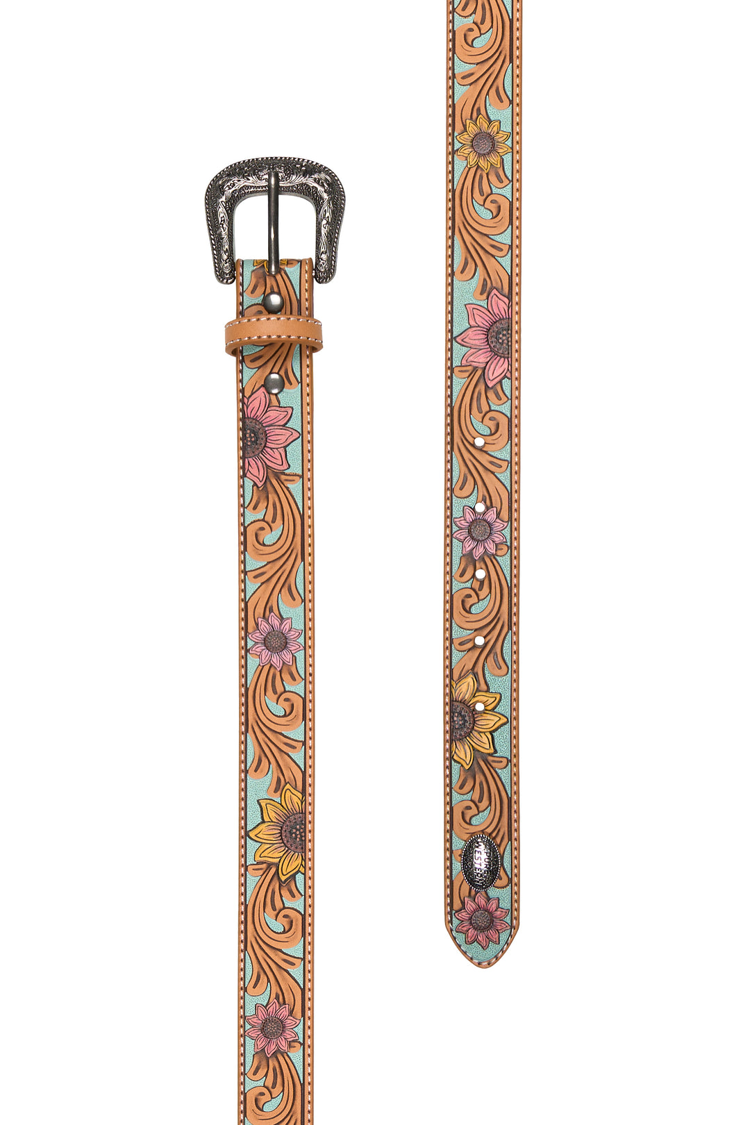 Pure Western - Kids Carleen Floral Belt