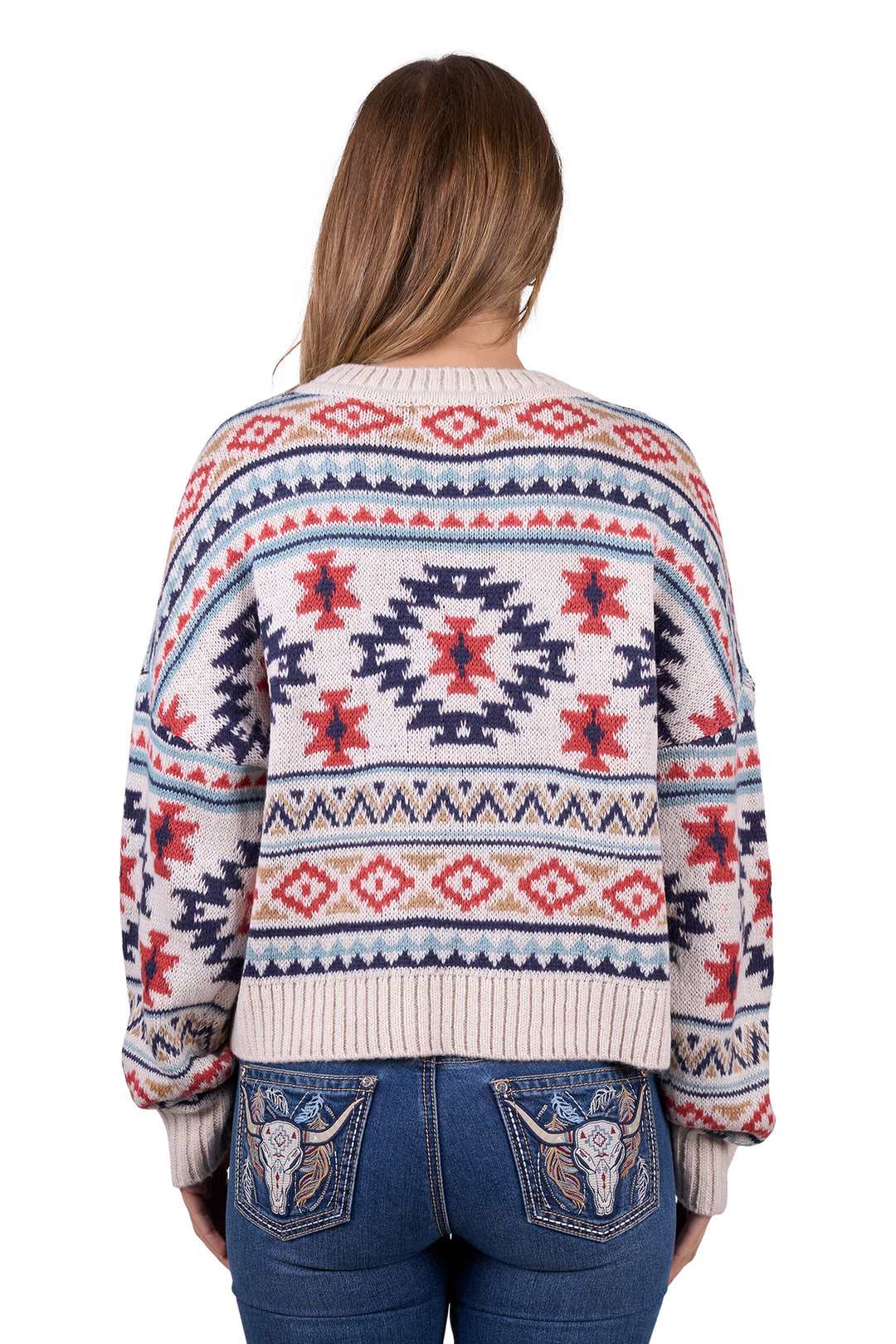 Pure Western - Womens Tracey Cream Jumper