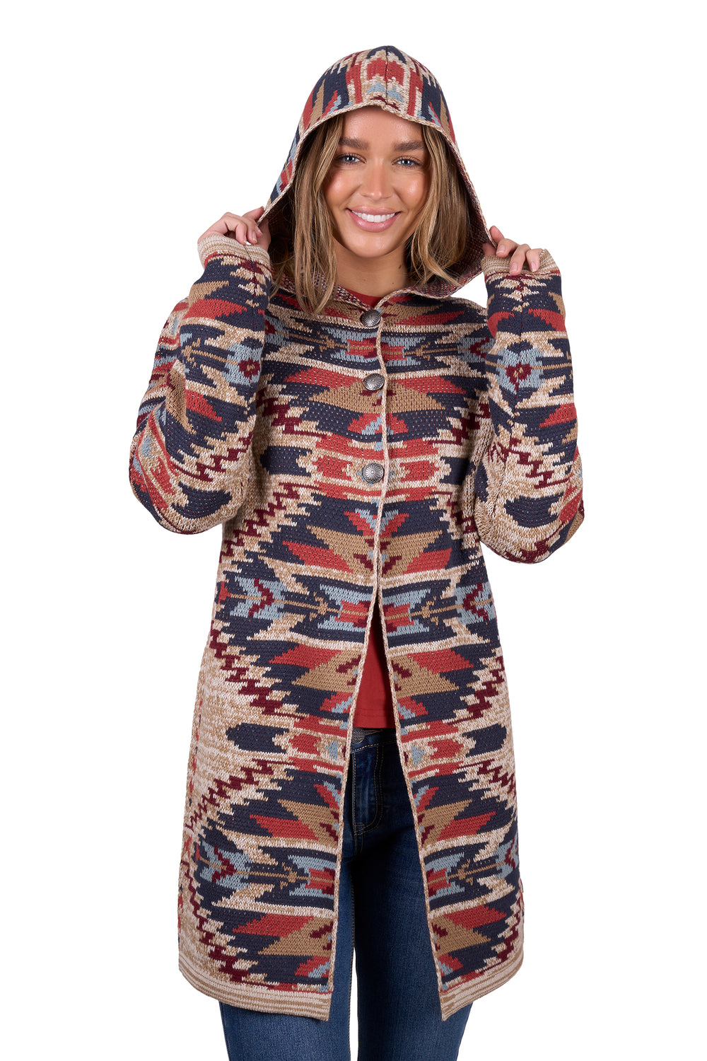 Pure Western - Womens Eddie Cardigan