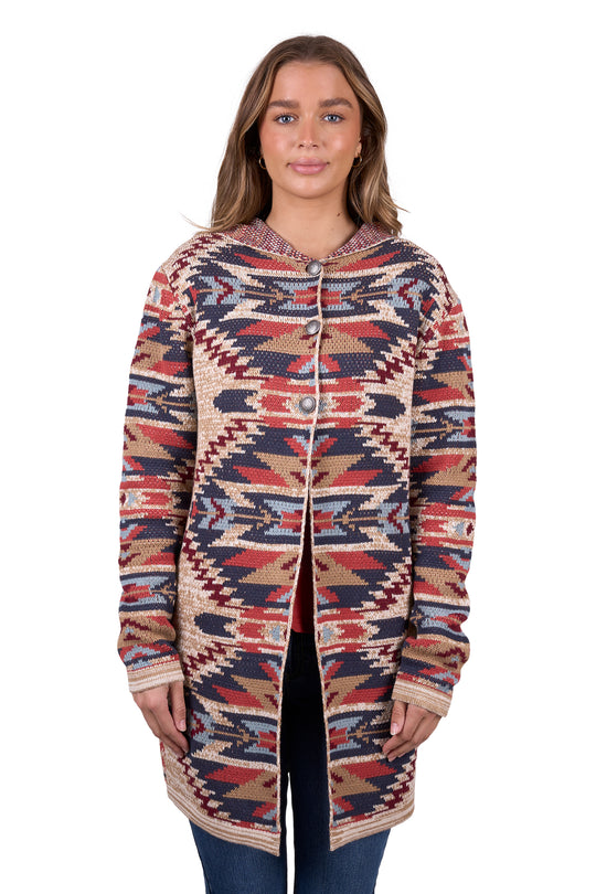 Pure Western - Womens Eddie Cardigan