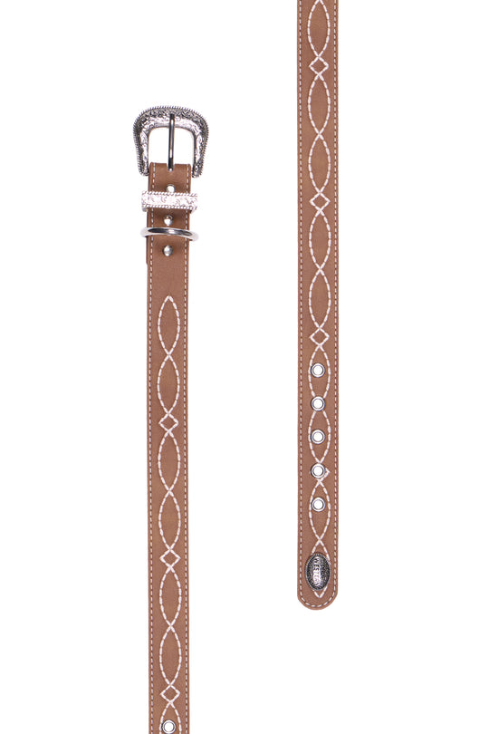Pure Western - Carey Tan Dog Collar