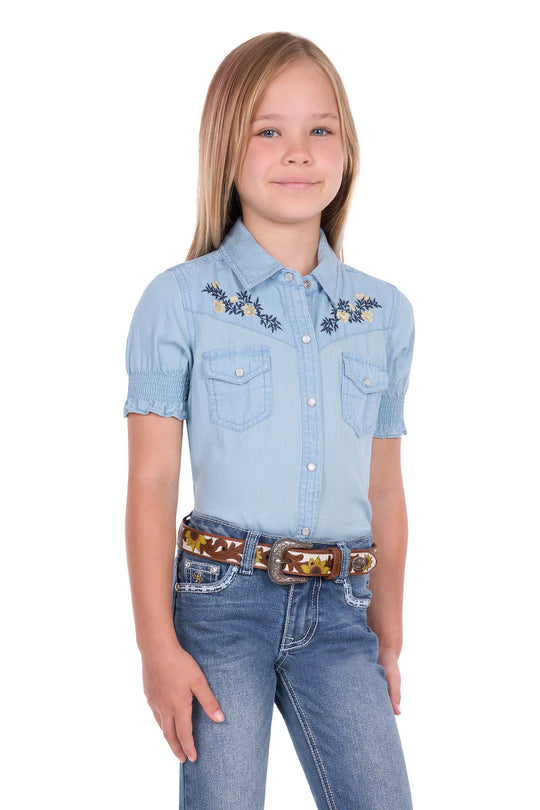 Pure Western - Girls Martha SS Shirt