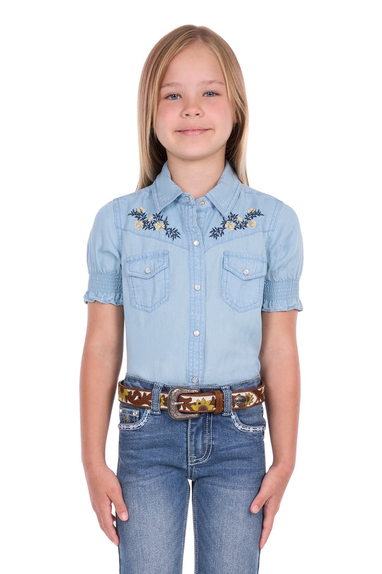 Pure Western - Girls Martha SS Shirt