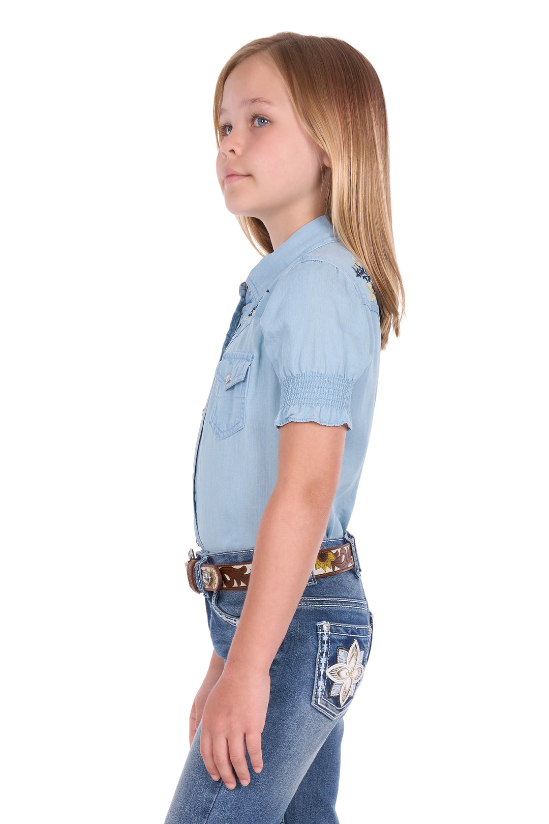 Pure Western - Girls Martha SS Shirt