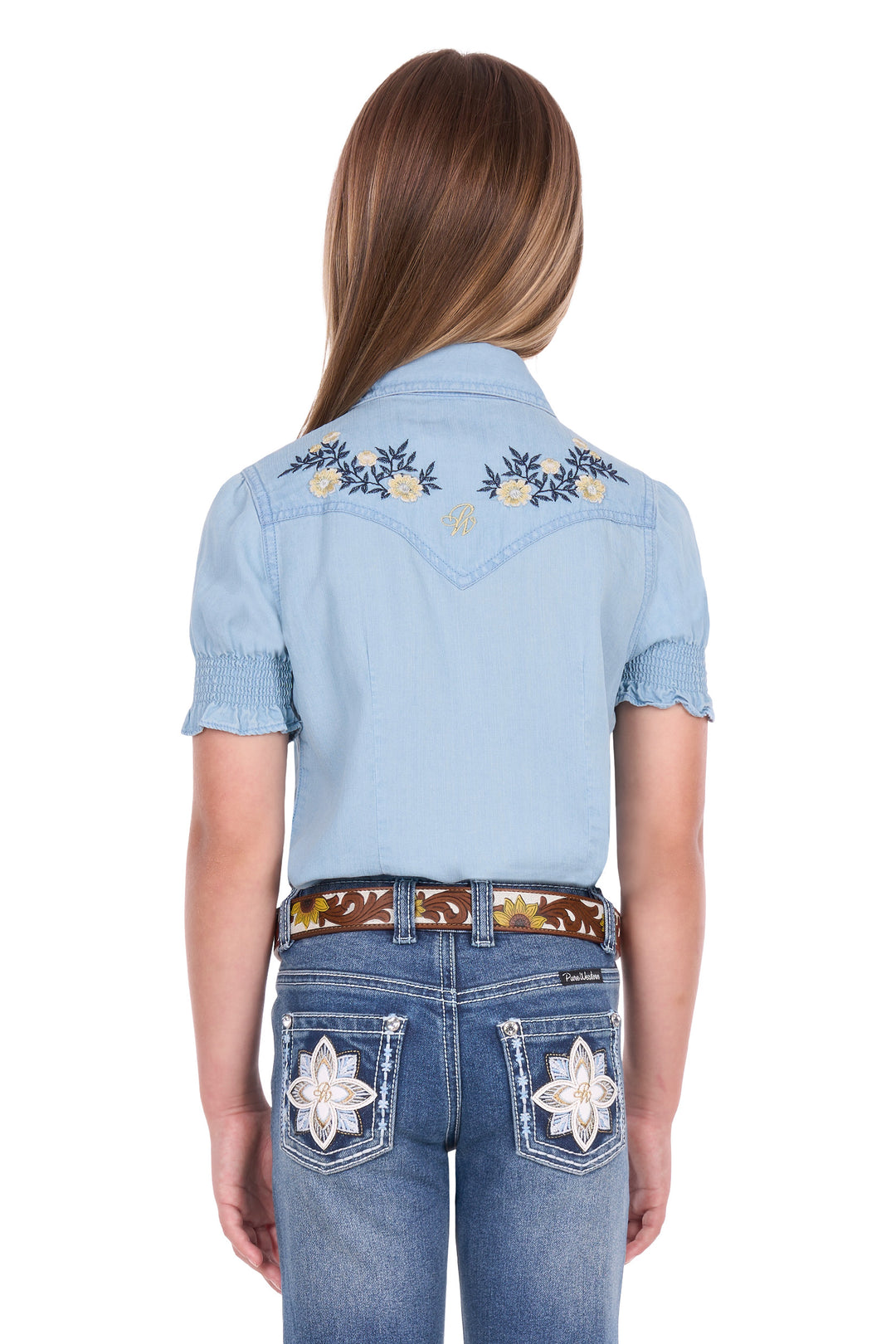 Pure Western - Girls Martha SS Shirt
