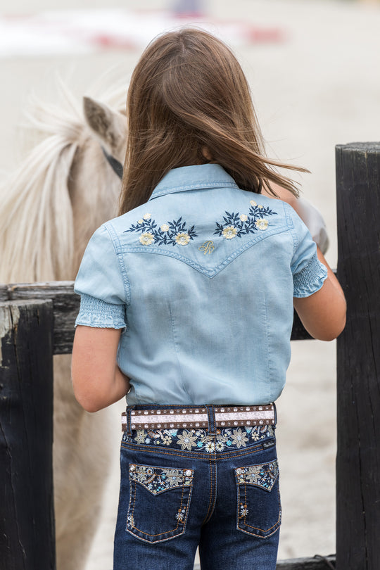 Pure Western - Girls Martha SS Shirt