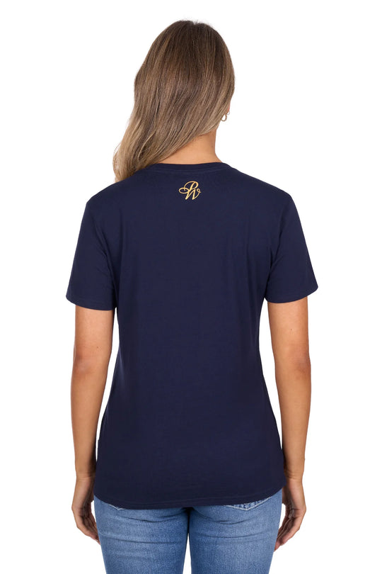 Pure Western - Women's Marissa Navy Tee