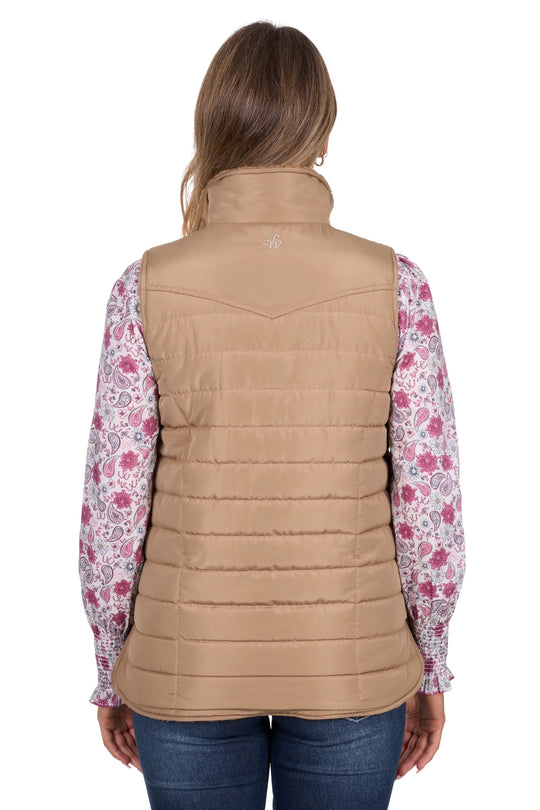 Pure Western - Women's Sherri Reversible Vest Tan