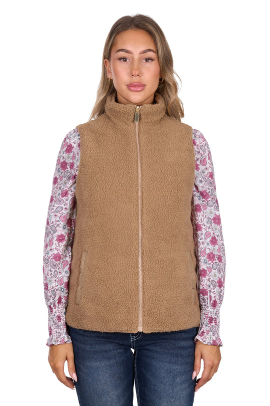 Pure Western - Women's Sherri Reversible Vest Tan