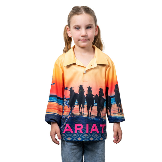 Ariat - Kids Coastal Cowgirls Fishing Shirt