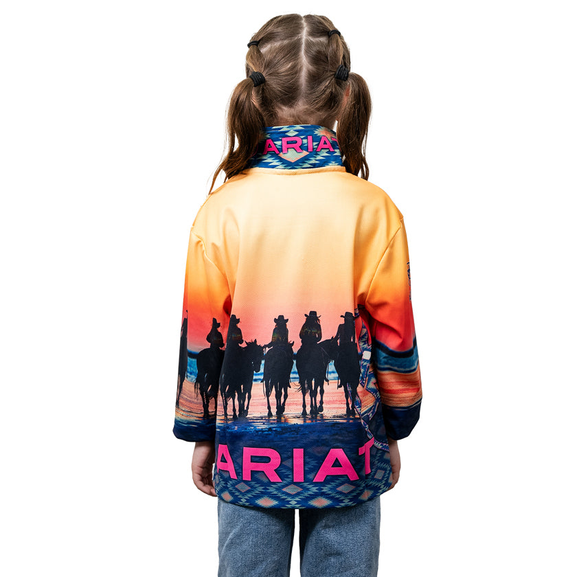 Ariat - Kids Coastal Cowgirls Fishing Shirt