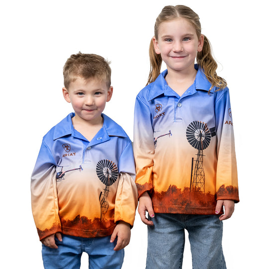 Ariat - Kids Windmill Fishing Shirt