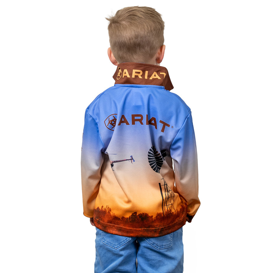 Ariat - Kids Windmill Fishing Shirt